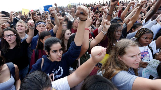 After Parkland shooting, a worldwide 'March for Our Lives'