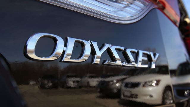 Honda recalls 633,753 Odyssey minivans for rear seat defect