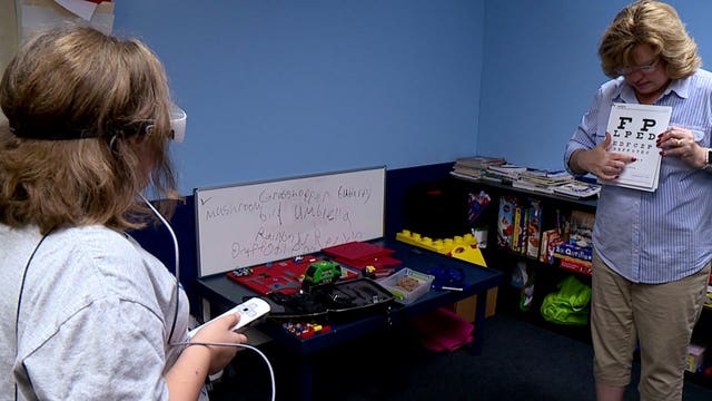 A rare disease stole her vision. Thanks to technology, she can see again