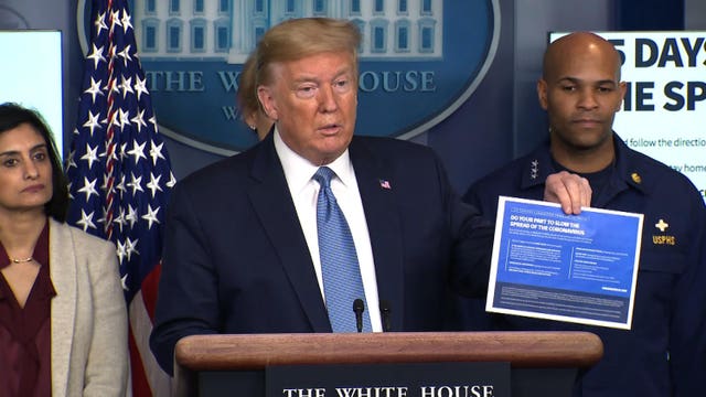 Trump’s economic aid could approach $1T, senators say