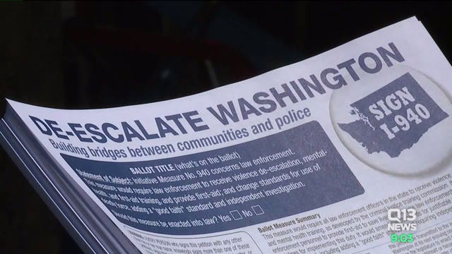 I-940 passes: Police deadly force measure projected to be approved