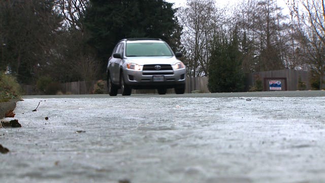 Seattle to see frigid temps, icy roads for Friday morning commute