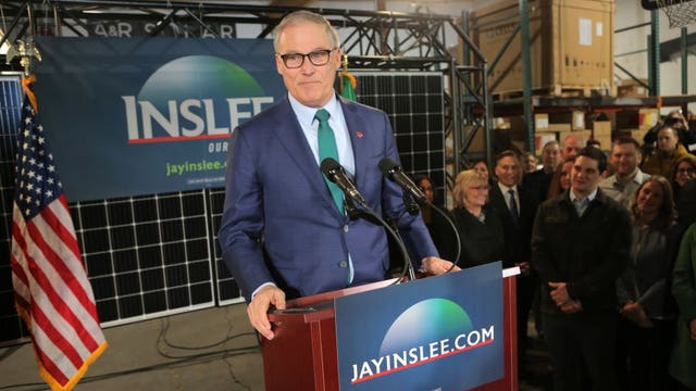 Inslee says he's hit donor threshold for presidential debate