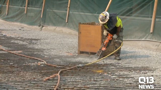 Construction, wildfire danger concerns for Labor Day weekend travel