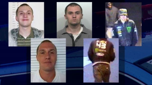 Cash machine crooks: Police say video shows Jason Kovar trying to put out ATM burglary fire by peeing on it; help ID second suspect