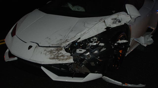 Marysville man crashes rented Lamborghini attempting to flee police