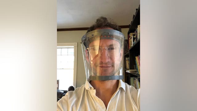 Bicoastal brothers work to create shield masks for COVID-19 response