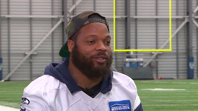 Michael Bennett's daughter has some advice: 'Daddy, don't jump offsides'