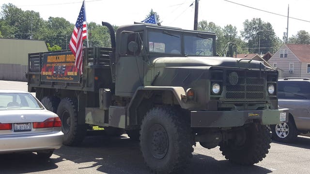 5-ton military truck found after being stolen from Monroe business