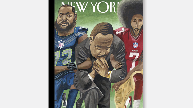 Michael Bennett, Colin Kaepernick appear with MLK, Jr. on 'New Yorker' cover