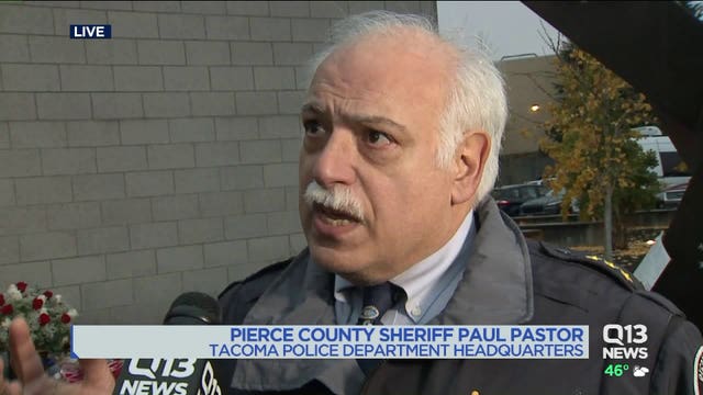 Pierce Co. Sheriff Paul Pastor says community should be 'outraged' by officer shootings