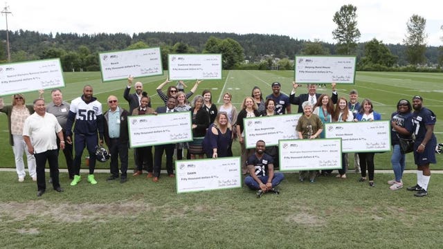 Seahawks, Puyallup Tribe score big for local charities
