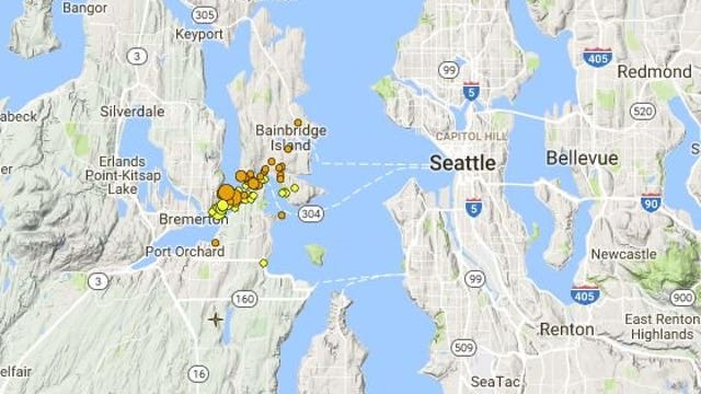 Another swarm of earthquakes in Kitsap County -- did you feel the quakes overnight?