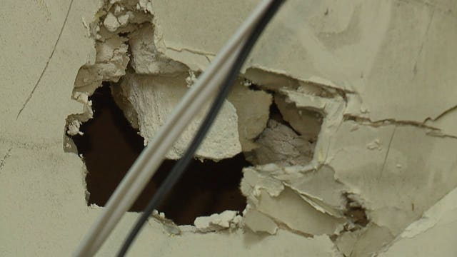Thieves cut their own opening into Marysville businesses through drywall
