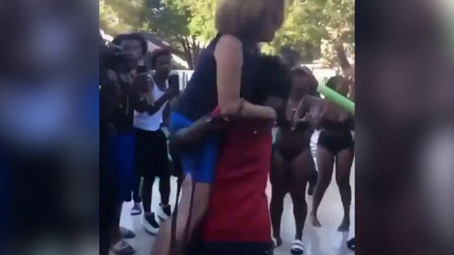 Florida teen who threw woman into pool arrested