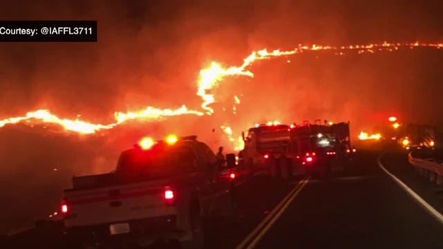 New wildfire burning near Yakima
