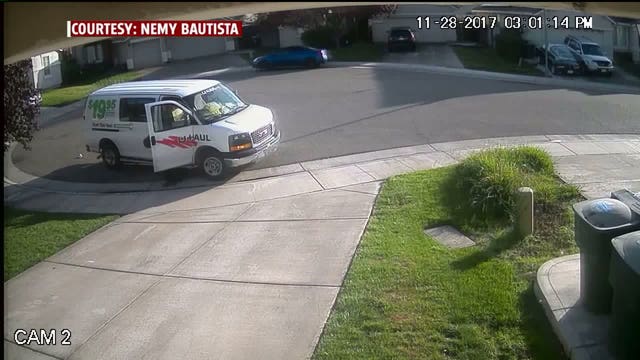 Home surveillance video shows Amazon contractor pooping in gutter