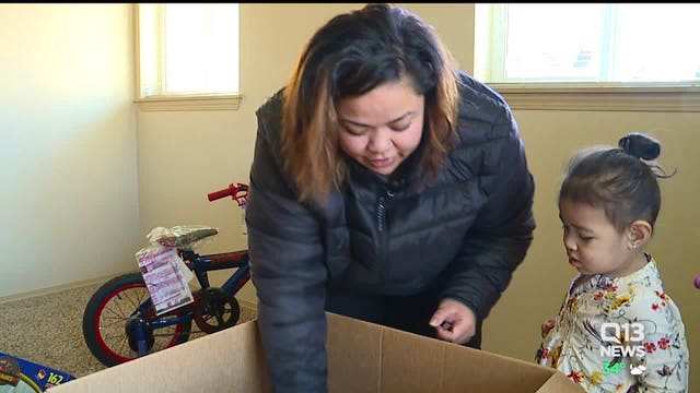 A special Christmas for a former homeless family, thanks to generosity of others