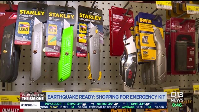Be prepared: Get most supplies for your earthquake readiness kit at one store