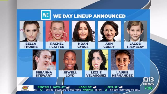 2018 We Day Seattle lineup announced