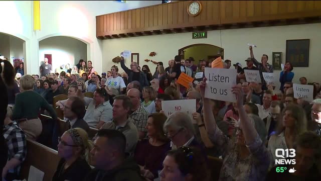 Seattle City Council members get earful at town hall over homeless camps, employee tax