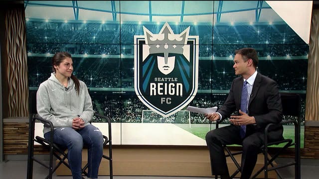 Reign FC Goalkeeper Michelle Betos in-studio on "Q It Up Sports"