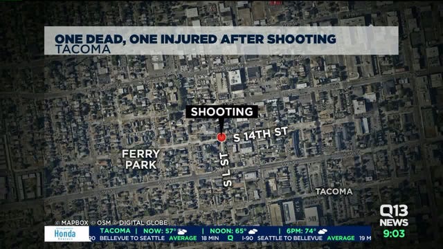 1 killed, 1 injured in Tacoma shooting