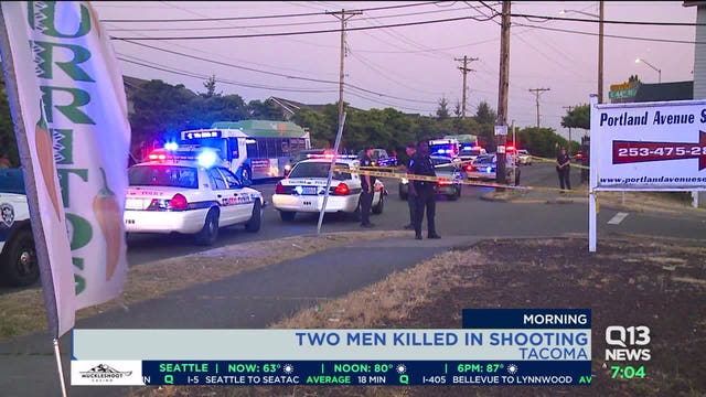 5 arrested after two men found shot to death in Tacoma