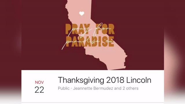 Community prepares Thanksgiving feast for Camp Fire victims, first responders