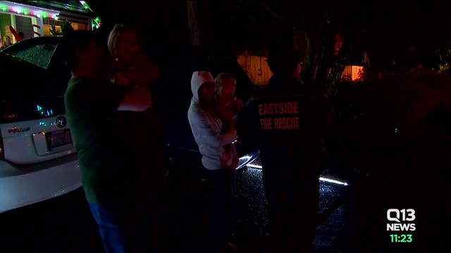 Reindeer fire engine collects gifts for children in need