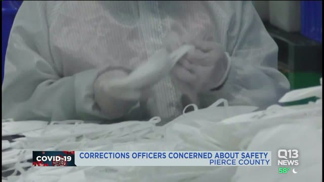 Pierce County correctional officers 'sounding alarm' for not being given enough PPE