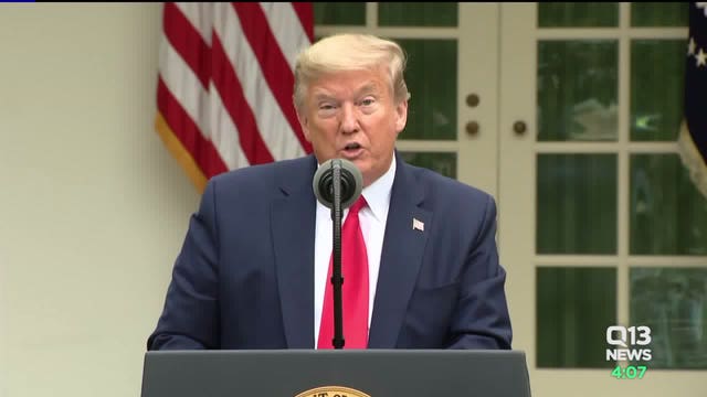 President Trump: Data indicates US is 'past the peak' of COVID-19 epidemic