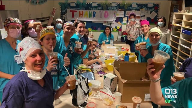 Issaquah man leading effort to give health care workers free smoothies