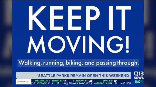 Seattle parks to be open this weekend with new guidelines