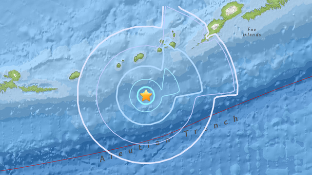 Magnitude 4.9 earthquake hits Alaskan island chain