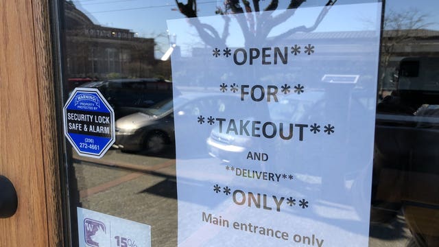 Small businesses use curbside service to stay afloat during statewide closure of social gathering places