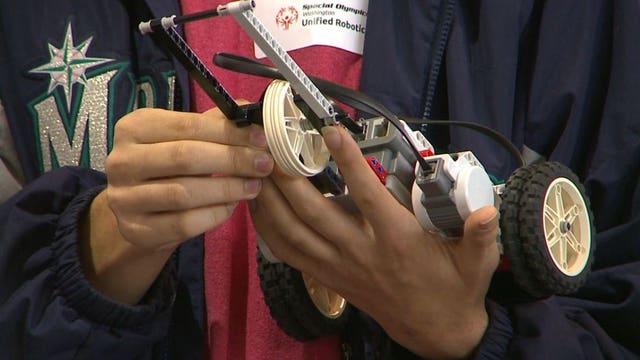 Robots take over the Pacific Science Center in first ever Special Olympics competition