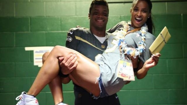 'Russell Wilson proposed to Ciara with a ring nearly the size of a Ring Pop...'