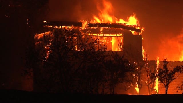 At least 1,500 buildings destroyed as wildfires sweep into California wine country