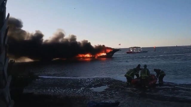 Woman dies after fire on casino boat off Florida's coast