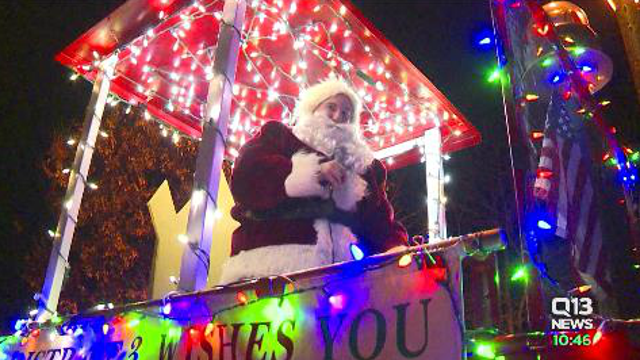 Santa Claus is coming to Lacey, early and often this holiday season
