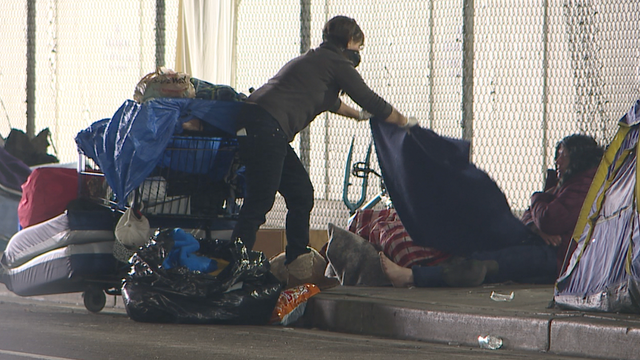 Local woman helps homeless sign up for stimulus checks