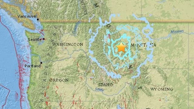 Magnitude 5.8 earthquake rouses slumbering Montana residents