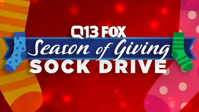 Donate to the Q13 FOX Season of Giving Sock Drive