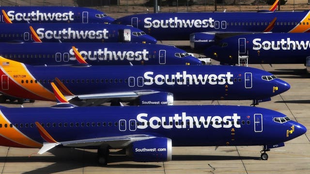 Southwest pulling out of Newark airport, 737 Max groundings cited