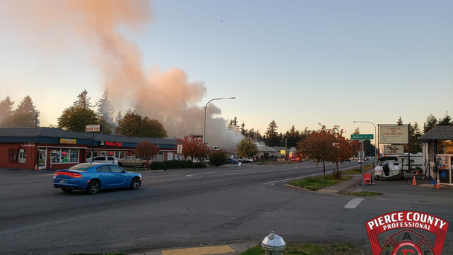 Classes canceled Monday after fire burns Spanaway school