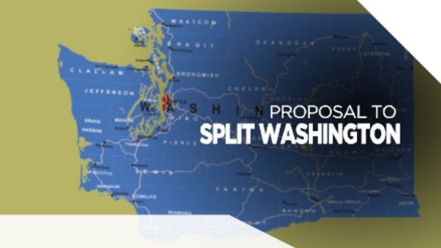 Lawmakers file bill to split Washington in half, create new state in east called 'Liberty'