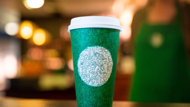 Starbucks launches new holiday cups ... and they're green?