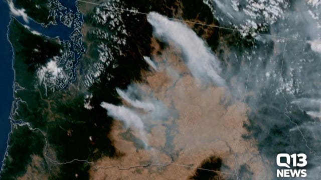 Officials: Washington wildfire threat could continue into October