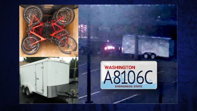 20 bikes stolen from locked trailer behind locked gate at Pierce County school